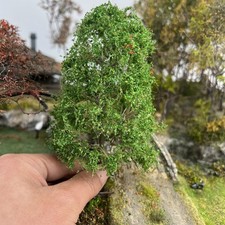 2PCS Miniature Trees Multi Color 14cm 11.5cm Realistic Diorama Railway Landscape