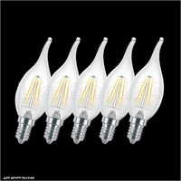5Er Pack E14 Led Filament WindstoßKerze C35 4W (= 60W) 2700K Warmweiß GlüHlampe
