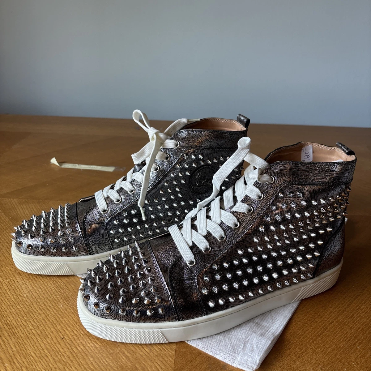 Christian Louboutin Silver Casual Shoes for Men for sale - eBay