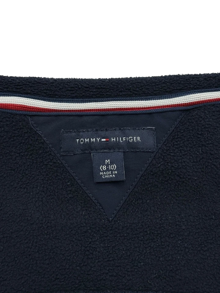 Tommy Hilfiger Boys Zip Full Fleece Pullover Sweater Size 8-10 Year - Image 4 of 4