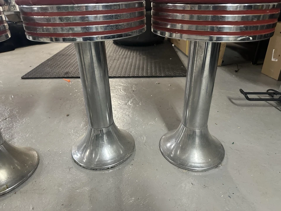 Juego de 4 taburetes de comedor vintage Foto 3 de 4