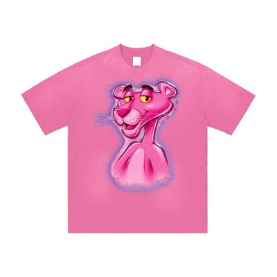 Unisex Oversized Short Sleeve Pink Panther Augmented Tee Size Small