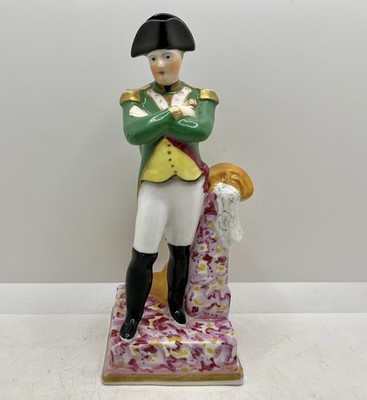 8  Antique 19thC French Continental Napoleon Porcelain Figure - In The Round