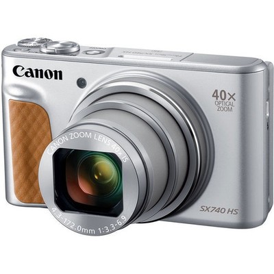 Canon SX740 HS Silver Edition 40x Optical Zoom 20.3MP 4K Ultra HD Digital Camera