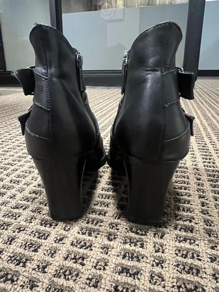 Botas Harley-Davidson Bridgit Shootie negras de 4 pulgadas con cremallera interior D84507 talla 9,5 Foto 3 de 4