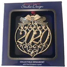 Regent Square Studio Design 2020 Collectible Ornament With European Crystals