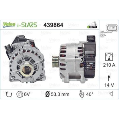 Drehstromgenerator VALEO 439864