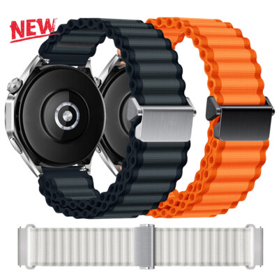 Nylon Band Strap 20mm 22mm For Samsung Galaxy Watch 7 6 5 4  Active 2 40/44/46mm