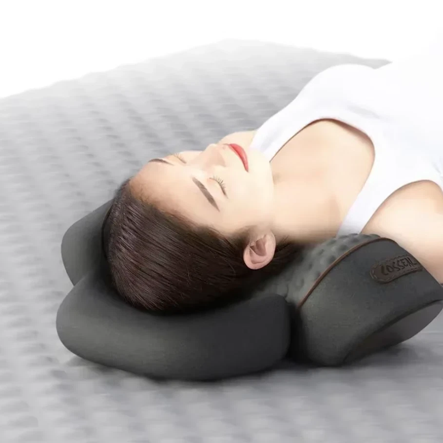 Cervifix™ Home Pro Masajeador de Tracción Ortopédico Cervical Cuello Thera Almohada Calor Foto 4 de 4