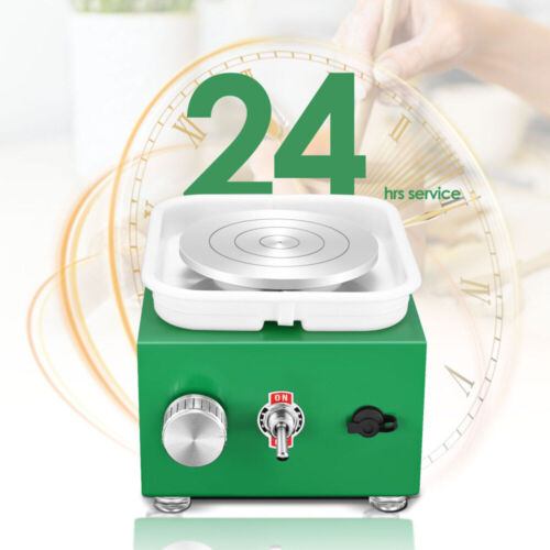 Mini Pottery Wheel Machine 6.5cm 10cm Double Turntables Forming Machine 30W US - Picture 10 of 12