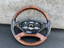 Holzlenkrad Mit Schalthebeln F&uuml;r Mercedes W221 W216 S550 S600 S400 OEM