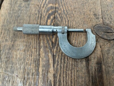 LS Starrett Outside Micrometer No. 230 0-1'' Made In USA Vintage