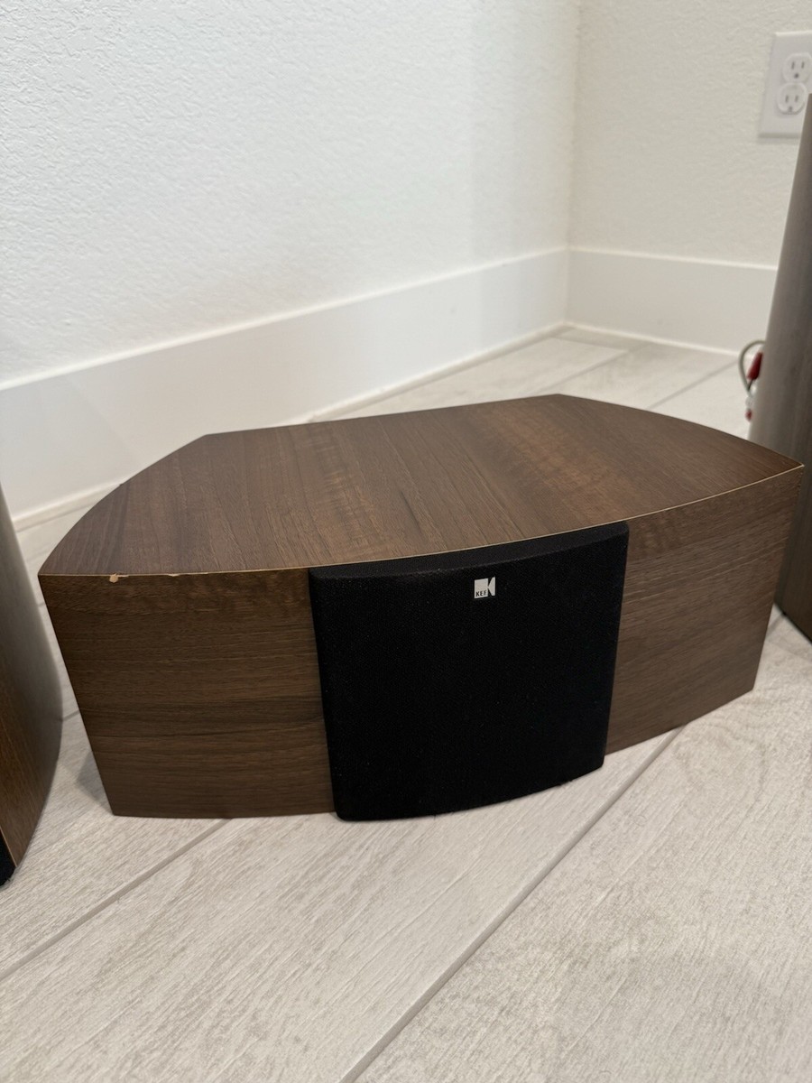 KEF iQ3 Bookshelf Speakers SP3500 & Center iQ2c SP3505 Set In