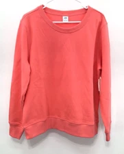 Amazon Essentials Sweatshirt Size L Pullover Coral NEW