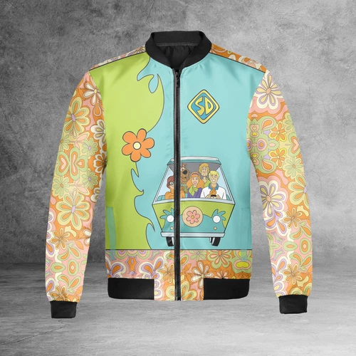 Scooby Doo Where Are You Scooby Doo Surfing Mystery Machine Jacket