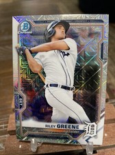 Bowman Chrome Parellell Prospects Riley Greene