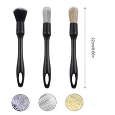 3pc Car Detailing Brush Set Soft Brushes Interior Wheel Gap Pro Cleaning Kit 3pc Car Detailing Brush Set Soft Brushes Interior Wheel Gap Pro Cleaning Kit