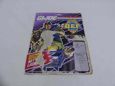 G.I. Joe D.E.F Force Mutt & Junkyard Attack Dog Officer FULL File Card Back