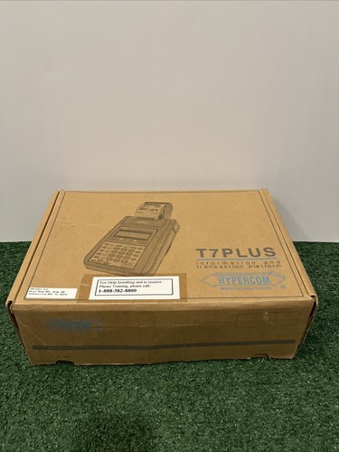 HYPERCOM T7 Plus Credit Card Machine and Power Supply - Picture 13 of 13