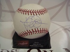 Jered Weaver San Diego Padres Signed OMLB Baseball LOM COA (BSB12)