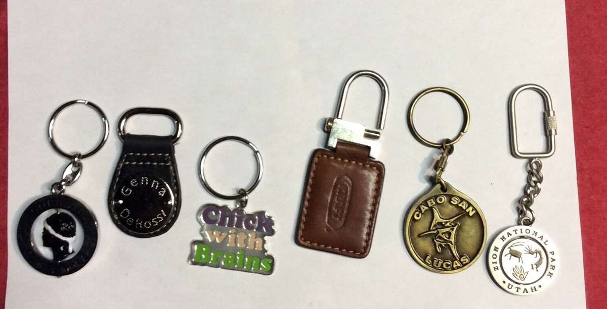 Vintage Lot of 6 Key Chain. Multicolor | eBay