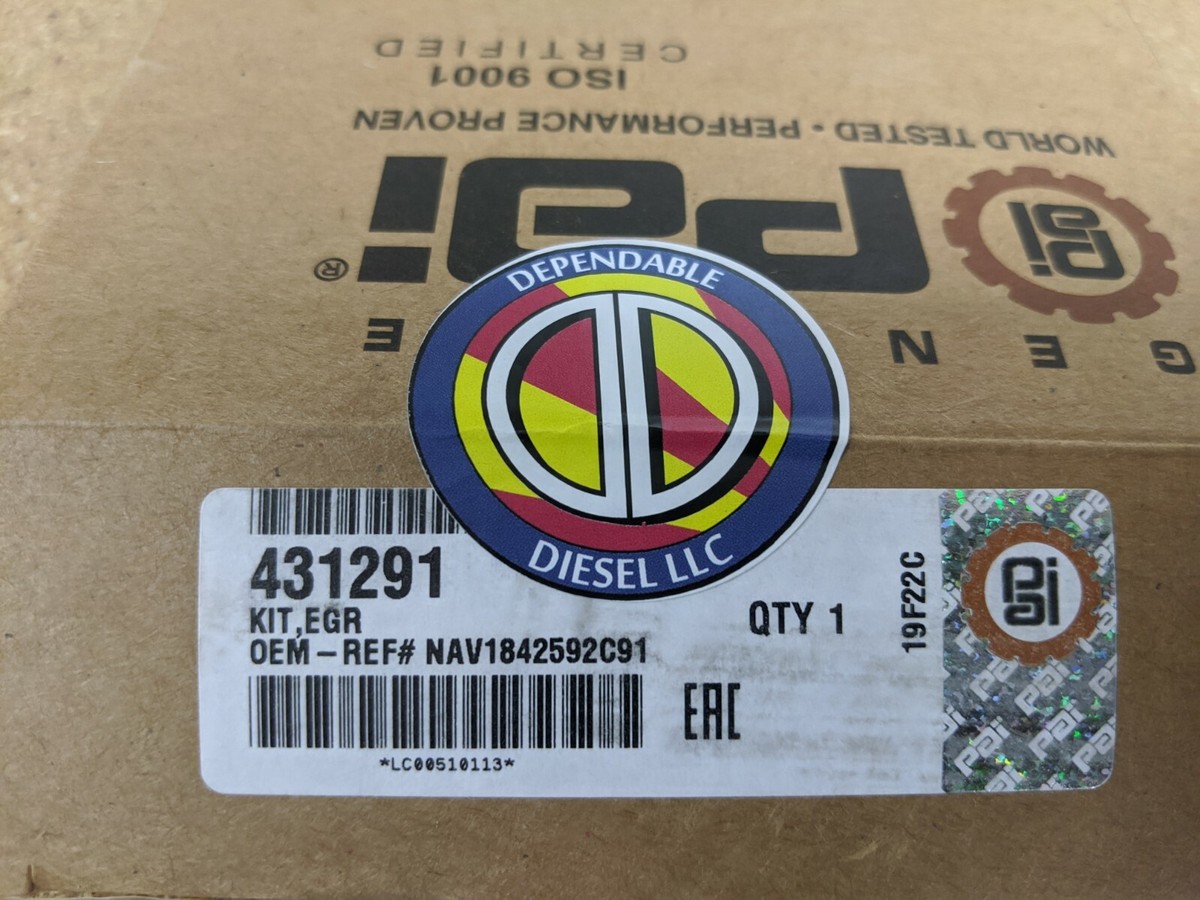 EGR Seal Gasket Kit for an International DT466E. PAI # 431291 Ref