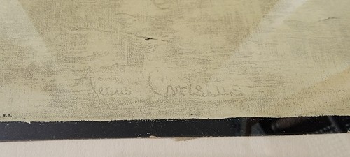 1874 Heiligster JESUS SELTENER DRUCK TASCHENTUCH ST. VERONICA VERONICA'S VEIL - Bild 5 von 8