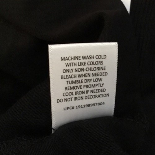 Love,fire black scoop neck ribbed & Pom Pom detail Woman/Junior Xlarge - Picture 7 of 14