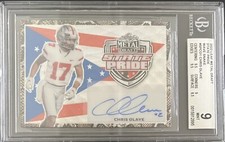 Chris Olave 2022 Leaf Metal Draft State Pride Snake Wave Auto BGS 9 Mint SP 4/5