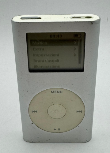 Apple ipod mini 4gb A1051 silver usato funzionante 2nd generazione argento - Afbeelding 1 van 6