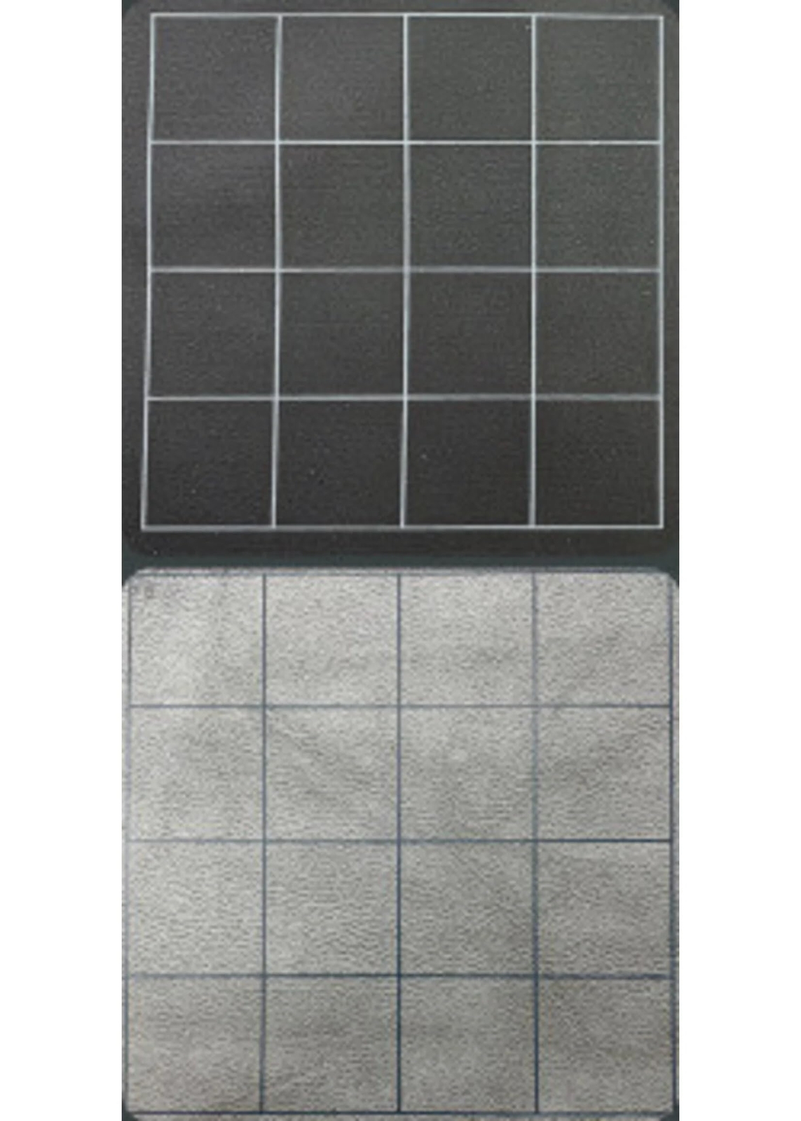 Chessex Play Mat – Mat: 1” Sq 2 Sided Black/Grey Megamat (Two Color Mat) - Smoot
