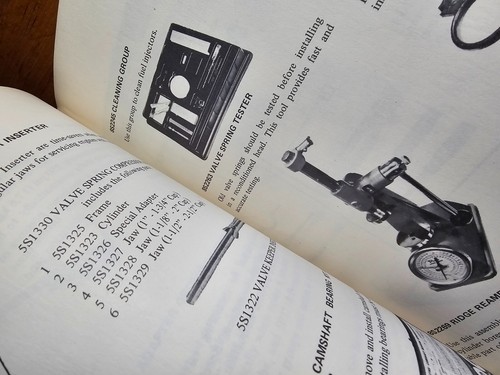 White Caterpillar 3150 3208 Engine Service Tools for 2255 4-150 4-180 Manual '76 - Picture 8 of 12