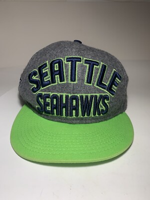 Seattle Seahawks 9Fifty New Era Snapback Hat Cap Blue Green Sz