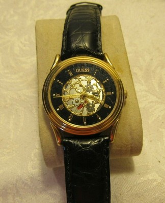 guess skeleton watch