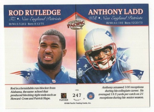 1999 Pacific Football Set Break - Cards #226-450 Pt.2 - 第 39/373 張圖片