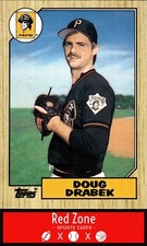 1987 Topps Traded - #29T Doug Drabek NM Set Break.
