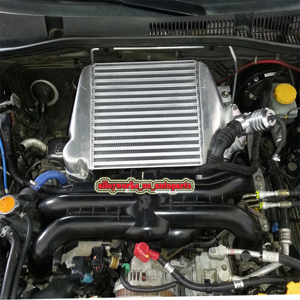 Intercooler de montaje superior mejorado para Subaru Impreza/Legacy GT/Forester 2005-2009 Foto 2 de 4