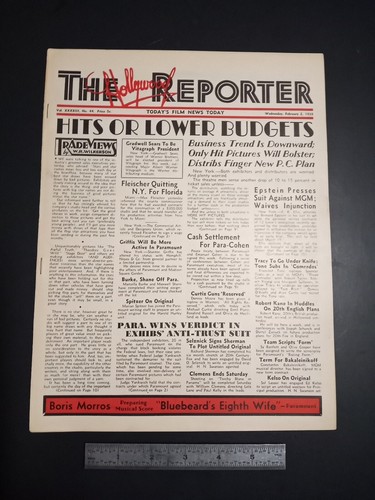 Hollywood Reporter Feb. 2 1938 Joan Crawford Mannequin Gary Cooper Marco Polo - Picture 2 of 7