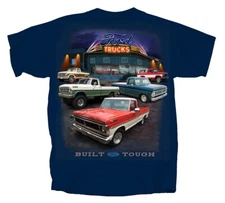 Joe Blow T's Built Ford Tough Trucks Showroom Men's T-Shirt 5th 7th Gen F Series