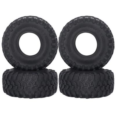 RC Rubber Tyre 130*55mm Wheel Tire for 1:10 RC Rock Crawler Axial  Wraith