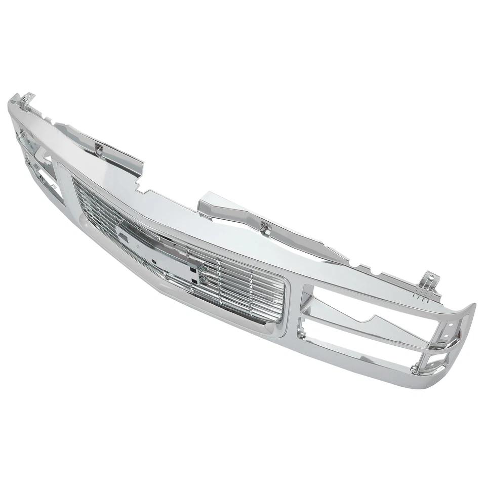 Chrome Grille Assembly For GMC C K 1500 2500 3500 1994-2000 94-99 Yukon - Image 4 of 4