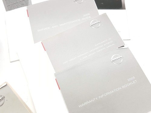 Nissan Murano 2005 OEM manual del propietario/libro del operador/guía del usuario con bolsa - Imagen 4 de 7