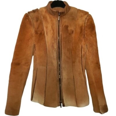 ジャケット・アウター REVERSIBLE FAKE LEATHER JACKET Leather Jacket for Men 2024 Fashion Lapel Faux Leather