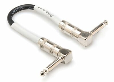 Hosa - CPE-106 - Right-Angle to Right-Angle Guitar Patch Cable - 6 inch