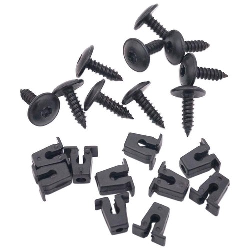 72PCS Screw and Nut Clip Kit, Amentalove 36 Auto Body Fender Screws and