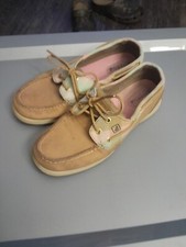 Sperry Topsider Girls Size 7 M Leather Multicolor Boat Shoe