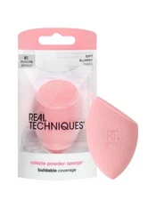 REAL TECHNIQUES Miracle Powder Sponge Soft Blurred Finish Pink New
