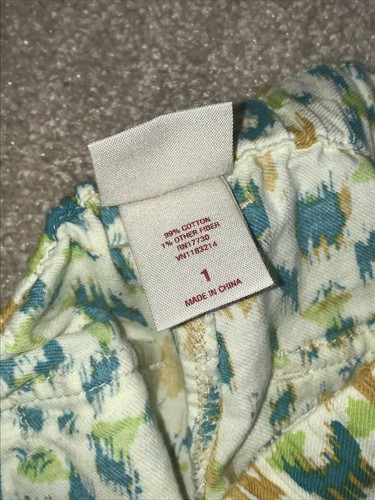 MOSSIMO Drawstring Tie Waist Mid Rise Culotte Shorts Colorful Printed Size 1 - Picture 12 of 12
