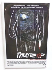 Friday the 13th Movie Poster 2" x 3" Refrigerator Locker MAGNET
