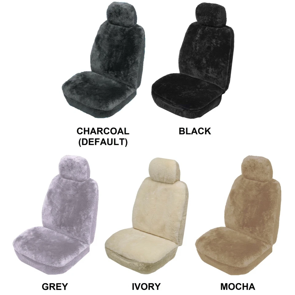SINGLE 20mm SHEEPSKIN WOOL CAR SEAT COVER FOR FORD TICKFORD TL 50 - image 2 of 4